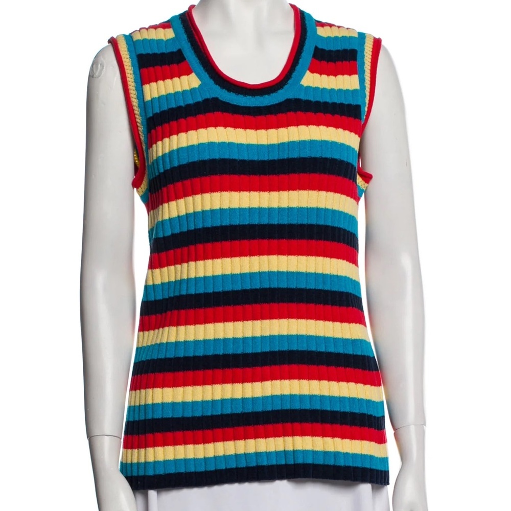 NWT Wales Bonner Multi Color Choir Tank Top Size 2 - Picture 7 of 7